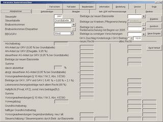 Tool zur Berechnung von Einknften im Alter und der neuen Basisrente.