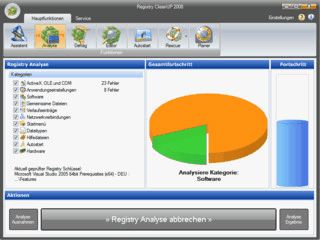 Windows Registry von ungltigen und fehlerhaften Eintrgen befreien.