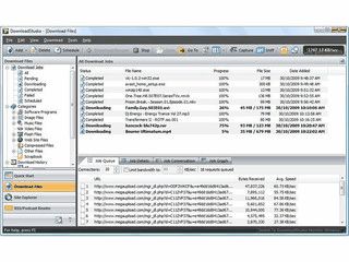 Recht umfangreicher Downloadmanager der sich nicht nur auf Dateien beschrnkt.