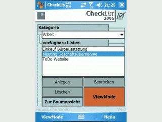Aufgaben- und sonstige Abhaklisten jeglicher Art schnell und einfach verwalten.