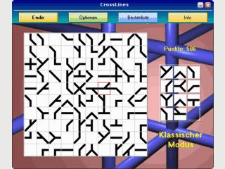 CrossLines erfordert viel Konzentration und kann die Formwahrnehmung trainieren.