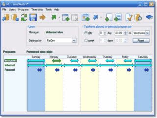 Steuert Benutzerabhngig den zeitlichen Zugriff auf Windows, Internet und Softwa