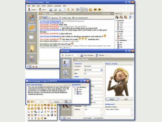 Umfangreiches Chatprogramm fr lokale Netzwerke.