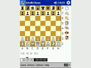 Schachspiel mit zahlreichen Einstellungen und Onlineanbindung an ChessClub.com