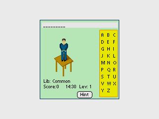 Hangman Variante fr PDAs mit Palm OS