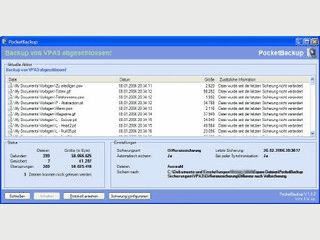 Software zur Datensicherung von Windows Mobile und Pocket-PC.