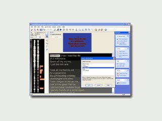 Karaoke Software zur Erstellung von CD+G Karaokesongs.