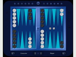 Backgammon gegen den Computer. Vielfltige optische Einstellungen