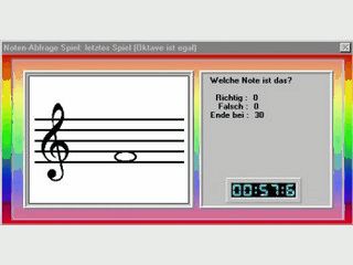Notenlernen als Computer-Spiel