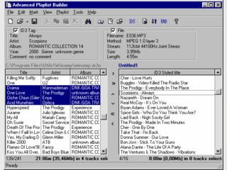 Umfangreiches Tool zum Erstellen von Playlists für die bekanntesten MP3Player
