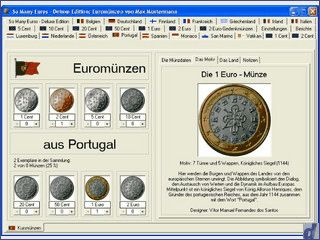 Software fr Sammler von Euromnzen.