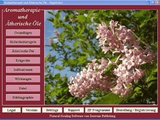 Informationen ber Aromatherapie, therische le usw.