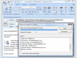 Personalisierter Versand von Mails mit MS Outlook