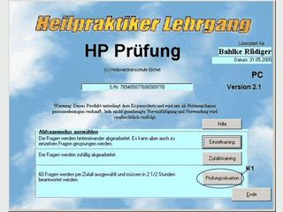 Prfungstrainer fr die Heilpraktikerprfung