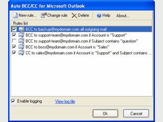 Automatisch CC und BCC Kopien von Emails erstellen.