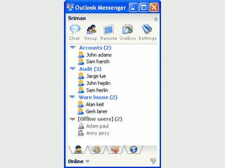 Instant Messenger fr das lokale Netzwerk mit Anbindung an MS Outlook.