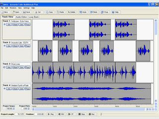 Multispur-Recorder, Editor, Sequencer und Mixer.