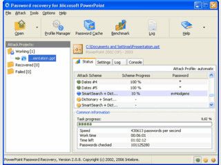 Verlorene Passwrter von Microsoft PowerPoint Prasentationen wieder herstellen