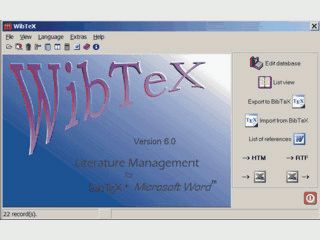 Literaturverwaltung fr BibTeX und Word