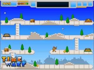 Klassisches Jump'n Run, das als Flash-Game programmiert ist.