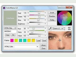 Colorpicker der jede Farbe vom Desktop erfassen kann.