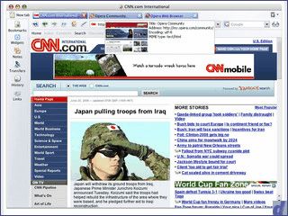 Der Webbrowser Opera fr Macintosh
