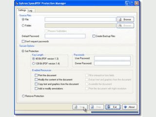 Tool zum ndern und Entfernen der Sicherheitseinstellungen von PDF Dateien.