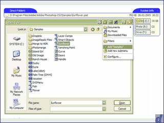Erweiterung fr die Windows Dialoge zum ffnen und Speichern von Dateien.