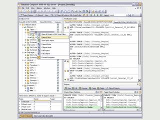 Vergleichen und Synchronisieren von SQL Tabellen und Datenbanken.