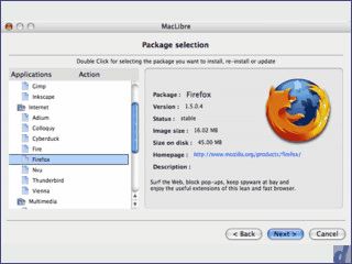 Download der aktuellsten Versionen ausgewählter OpenSource für Mac.