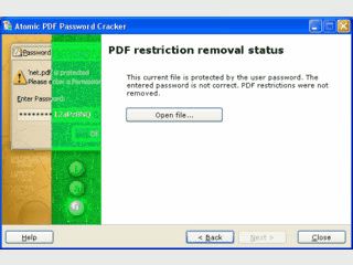 Beseitigt den Passwortschutz von geschtzten PDF-Dateien.