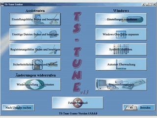 Tuningtool zur Anpassung und Fehlerbeseitigung.