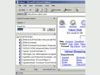 Erweiterung fr den Internet Explorer zur Suche in den Favoriten.