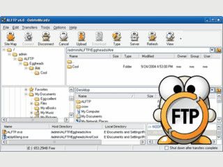 Dieser FTP-Client kann auch gleich als einfacher FTP-Server benutzt werden.