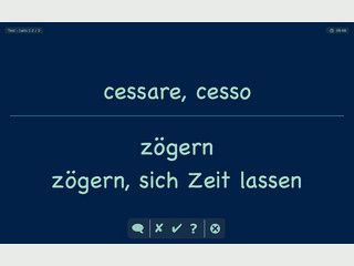 Vokabeltrainer fr jede Sprache basierend auf Leitner Lernsystematik