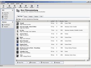 Mit MyDVD verlieren Sie nie den berblick ber Ihre Filmsammlung.