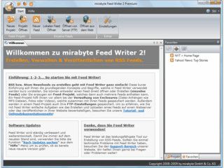 RSS Editor, der smtliche RSS-Formate und UTF-8 untersttzt.