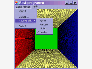 Basisworkspace fr Visual C++-Entwickler zur Entwicklung eigener Projekte.