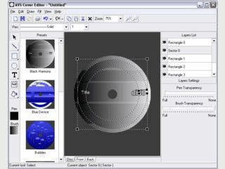 Software zum Erstellen von Labels und Cover fr eigene CDs und DVDs.