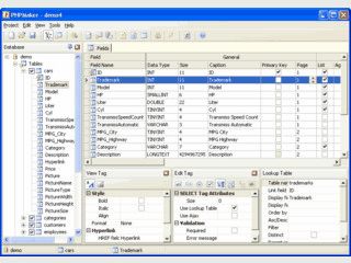 Erstellen Sie automatisch PHP Scripts zum Zugriff auf MySQL Datenbanken.