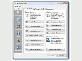 WinSpeedUp ist ein Tuning-Utility für Windows.