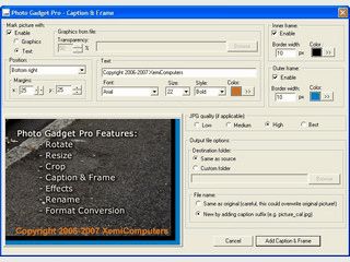 Bildbearbeitungswerkzeuge die �ber Kontextmen� f�r Bilder aufgerufen werden.