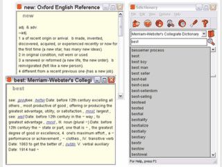 Wrterbuch-Software mit frei verfgbaren Wrterbchern. Auch fr Symbian OS.