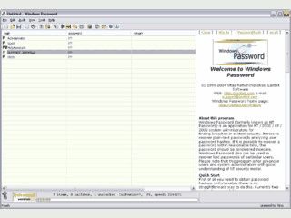 Prft die Sicherheit von Passwrtern auf Windows NT/2000/2003/XP Systemen.