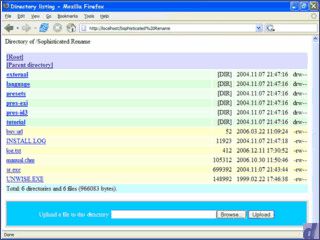 HTTP und FTP Server der extrem einfach einzurichten ist.