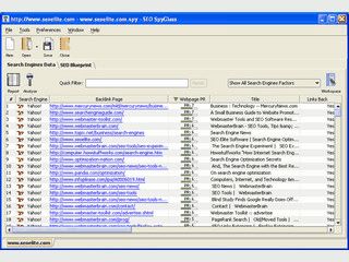 Umfangreiches Tool zur Analyse von Suchergebnissen fr Domains oder Keywords