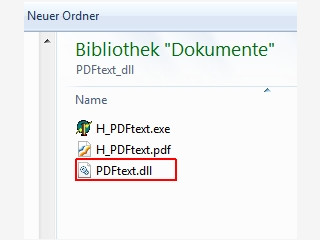 DLL fr Entwickler um Inhalte aus PDF Dateien zu extrahieren.