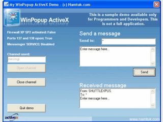 ActiveX mit dem Sie Ihren Anwendungen LAN Kommunikation hinzufgen knnen.