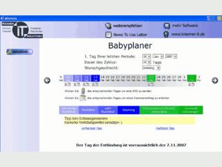 Der Babyplaner soll bei der Planung Ihrer Schwangerschaft helfen.