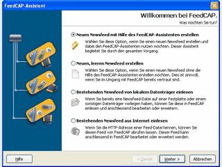 Software fr das Erstellen, Bearbeiten und Erweitern von RSS- und Atom-Newsfeeds